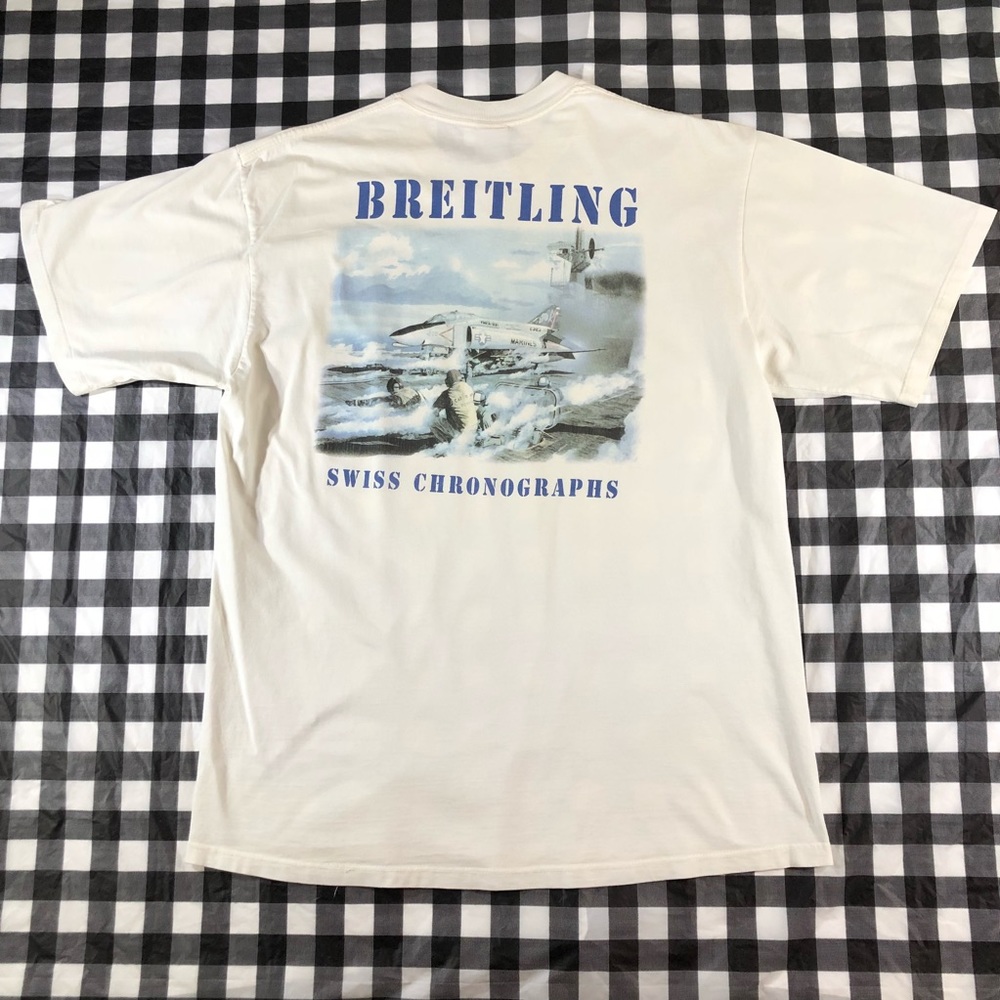 Breitling Swiss Watches Chronographs Vintage Tee - Picture 1 of 13